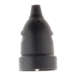 Fiche femelle 16A 2P+T - Noir - Zenitech