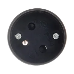 Fiche femelle 16A 2P+T - Noir - Zenitech