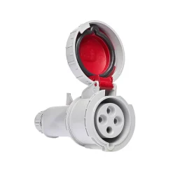 Fiche Femelle Triphasé 32a 3p+t 380v - 4 Broches - étanche Ip67 - Ide