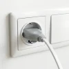 Fiche électrique mâle 6A métal Diall