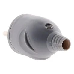 Fiche mâle 16A 2P+T - Gris - Zenitech
