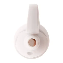 Fiche mâle anneau -16A 2P+T - Blanc - Zenitech