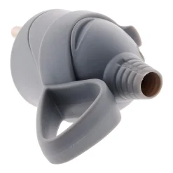Fiche mâle anneau -16A 2P+T - Gris - Zenitech