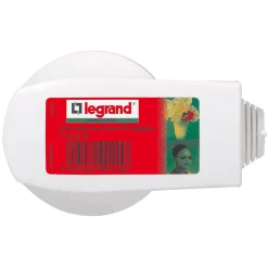 Fiche mâle avec terre 32A 2P+T Legrand