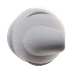Fiche mâle coudée 16A 2P+T - Gris - Zenitech