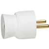 Fiche mâle droit 16A 2 P+T blanc Legrand