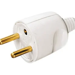 Fiche mâle droite 2P+T 16A IP40 Lébénoïd