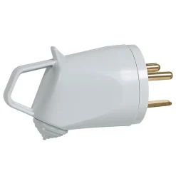 Fiche mâle Plexo 20 A 2 ports avec terre Legrand 230 V