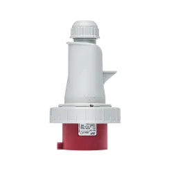 Fiche Mobile Male Triphasé 32a 3p+t 380v - 4 Broches - étanche Ip67 - Ide
