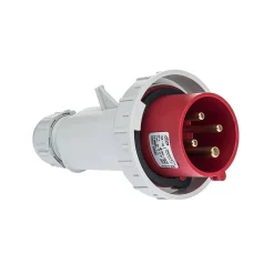 Fiche Mobile Male Triphasé 16a 3p+t 380v - 4 Broches - étanche Ip67 - Ide