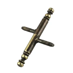 Fiche tourillon vieux laiton 8 x 56 mm