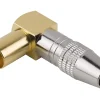 Fiche TV Mâle ø9.52 mm à souder, Or SLX
