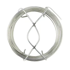 Fil d'acier Diall ø1.1 mm, 50 m Argent