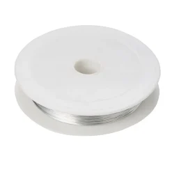 Fil d'acier Diall ø0.3 mm, 50 m Argent