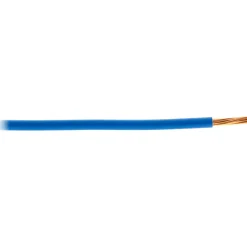 Fil électrique HO7V-R 10mm² 100m - bleu - Zenitech
