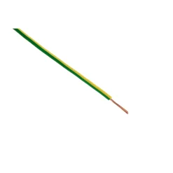 Fil électrique H07VK 1x1,5mm² jaune/vert - 5m - Zenitech