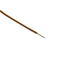 Fil électrique H07V-U 1,5mm² marron - 10m - Zenitech