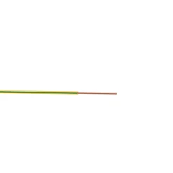 Fil électrique H07VU 2,5mm² vert/jaune couronne 100 m