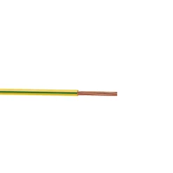 Fil 6mm² H07VR vert/jaune couronne 5m