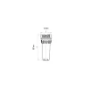 Filtre à eau 113 - Porte filtre standard 9 pouces 3/4