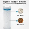 Filtre à eau triple 9' 3/4 + Pack protection complète filtration sous évier connexion 3/4'