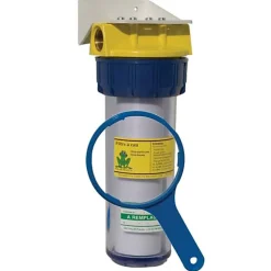 Filtre complet 3/4 avec cartouche CJ1020 anti-boue et équerre - POLAR - F34C