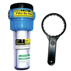 Filtre de protection contre tartre calcaire et corrosion (eau froide + eau chaude sanitaire) - Classement : A++