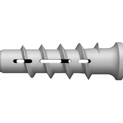 Fischer FTP K6 Cheville pour béton cellulaire 50 mm, jeu de 4 + ProfiBit PH3