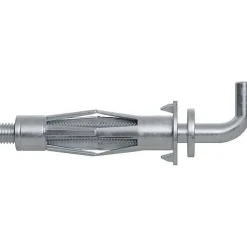 Fischer HM 5 x 37 HM-H cheville métallique pour corps creux avec crochet coudé, 4 pièces