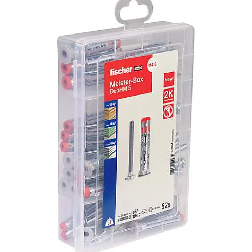 Fischer MeisterboX DuoHM TX - cheville pour corps creux 55 mm, pack de 10