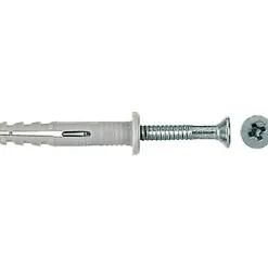 Fischer N 6 x 40/7 P Cheville à frapper en nylon 6 mm - 100 pcs