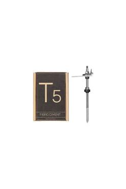Fixation fibrociment T5 ossature bois pour panneau solaire Ultrawatt