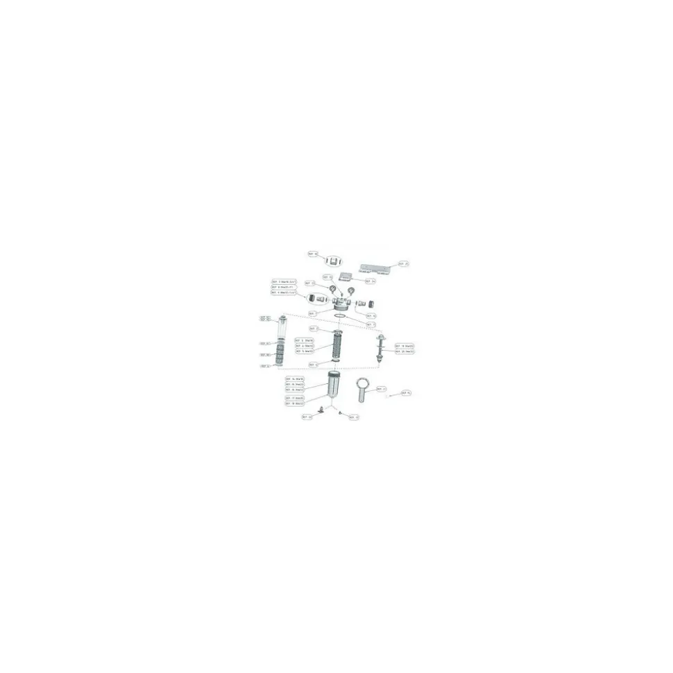 Fixation Murale Duo Inox Nw25/32 Duo