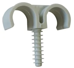 Fixation pour gaines double ø16 mm Ing fixation