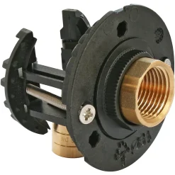 Fixation pour robinetterie Machine à laver pour PER Ø12 raccord à glissement sortie femelle 15/21 (1/2")