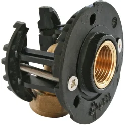 Fixation pour robinetterie Machine à laver pour PER Ø16 raccord à compression sortie femelle 15/21 (1/2")