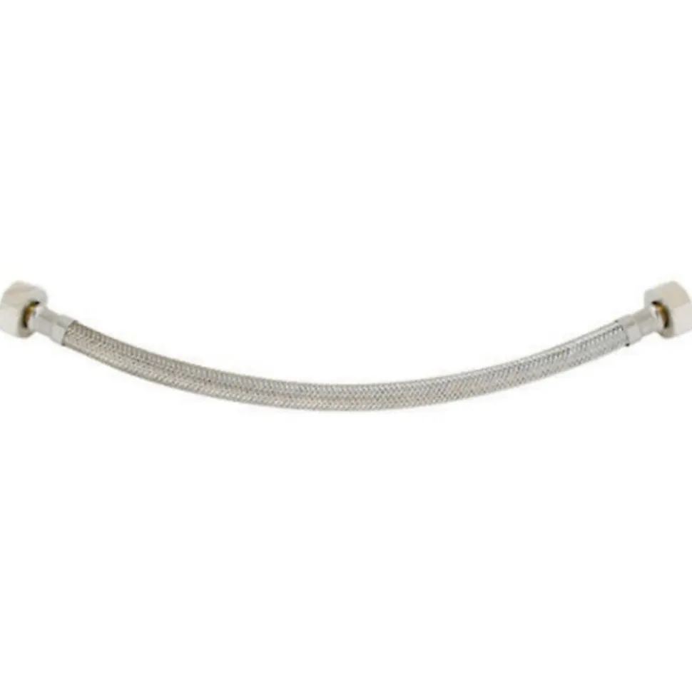 Flexible sanitaire DN8 mâle/mâle 15x21, 50 cm (2 écrous tournants)