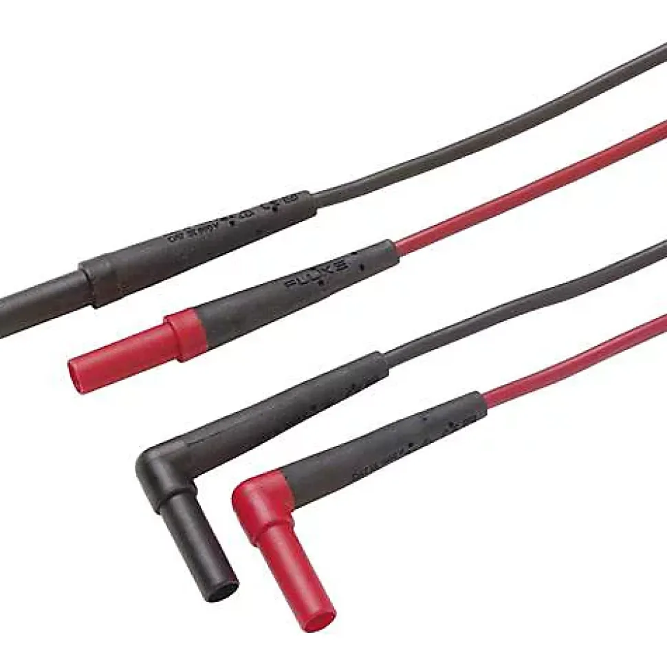 Fluke TL224 - Set de cordons de mesure de sécurité 1,5 m banane mâle 4 mm noir et rouge