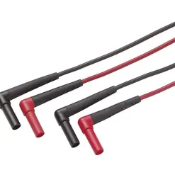 Fluke TL222 Set de cordons de mesure de sécurité 1,5 m banane mâle 4 mm noir et rouge