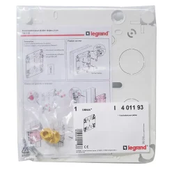 Fond isolant pour platines de branchement Legrand