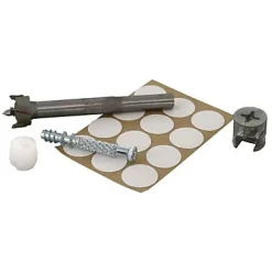 Foret Forstner Ø15 mm avec kit d’assemblage Diall pour montage de meubles
