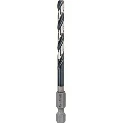Foret métal diamètre 5 x 91mm longueur utile 52mm - queue 6 pans 1/4'' - BOSCH - 2608577056