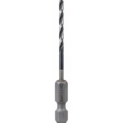 Foret métal diamètre 3 x 72mm longueur utile 33mm - queue 6 pans 1/4'' - BOSCH - 2608577048