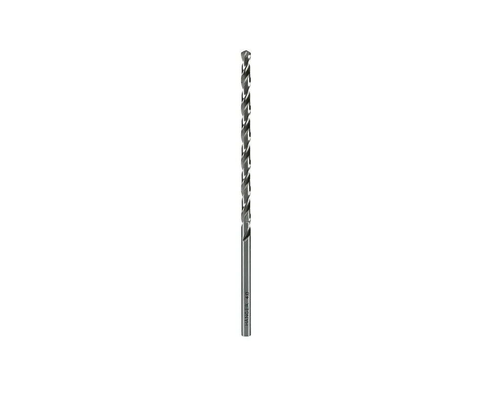 Foret métal long HSS2 D 4,0mm longueur 119mm - HANGER - 155540