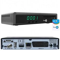 FRANSAT Décodeur TNT Satellite HD + Carte Viaccess FRANSAT PC7 Valable 4 ans - Chaine TF1 inclus - Eutelsat 5W OPTEX