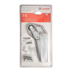 Frein de rétention force 115 N, en aluminium anodisé argent, pour porte jusquà 100 KG.