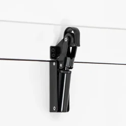 Frein de rétention Réglable force 1 a 30 N aluminium anodisé noir pour porte jusquà 15 KG