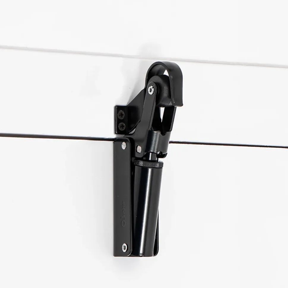 Frein de rétention Réglable force 1 a 30 N aluminium anodisé noir pour porte jusquà 15 KG