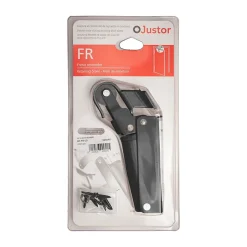 Frein de rétention Réglable force 1 a 30 N aluminium anodisé noir pour porte jusquà 15 KG