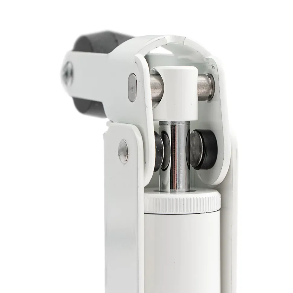 Frein de rétention Réglable force 1 a 30 N aluminium anodisé blanc pour porte jusquà 15 KG